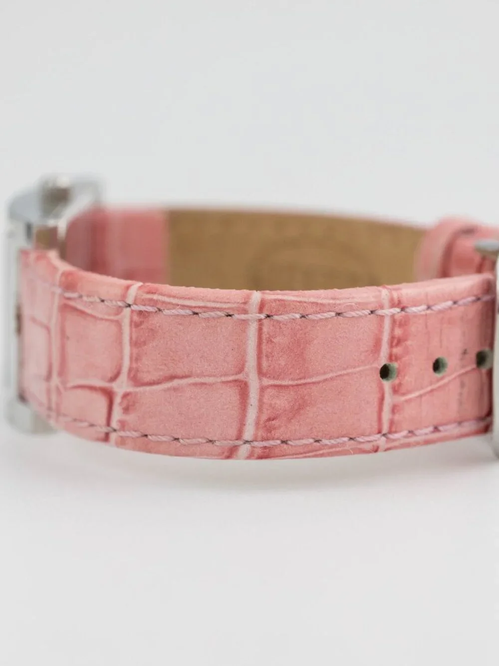 Fossil F2 ES-9901 Crystal Pave Leather Quartz Analog Women's Watch New Battery